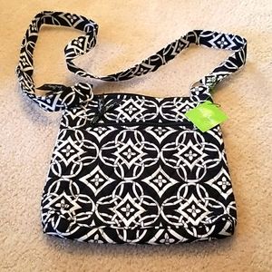 NWT black and white Vera Bradley bag